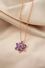 Heliophilia Silver Collar CK9545M en Rosa
